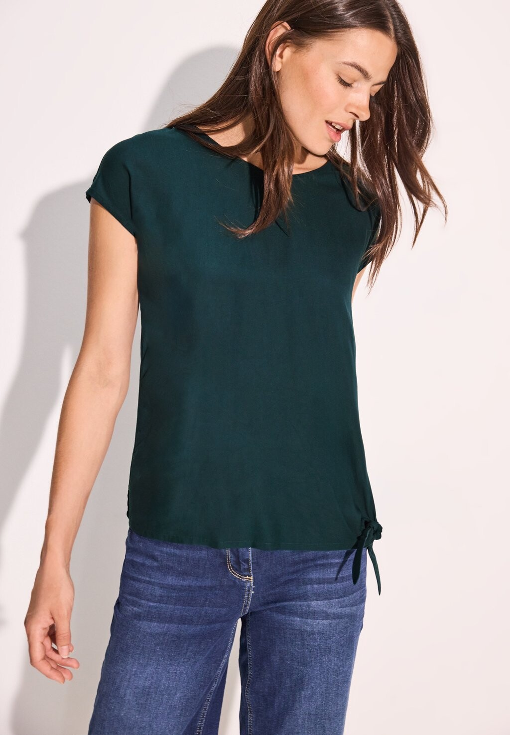 

Блуза Cecil, цвет Mottled Dark Green