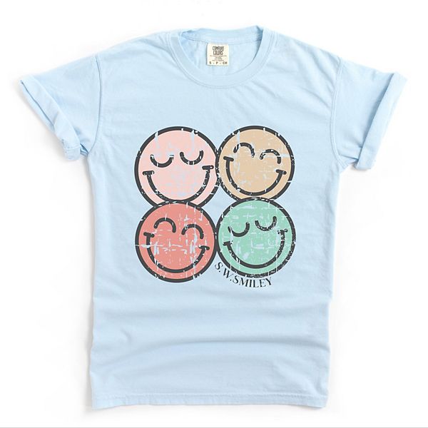 

SWSmiley smiley face grunge garment dyed футболка Simply Sage Market, Chambray, Зеленый, SWSmiley smiley face grunge garment dyed футболка Simply Sage Market, Chambray