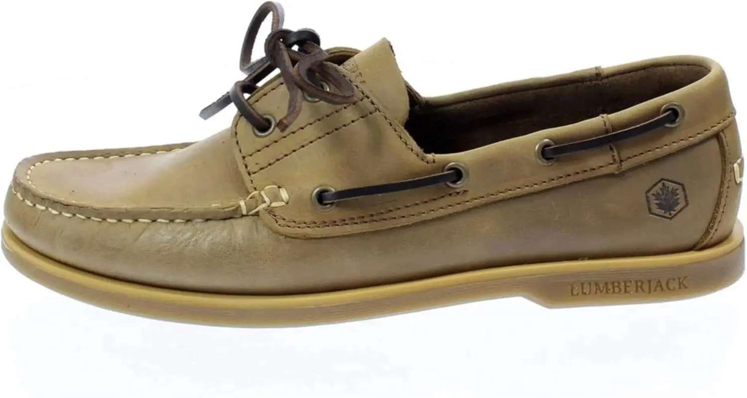 Мужские лодочные туфли "Навигатор" от Lumberjack, Brown Tan M0065 — фото 3