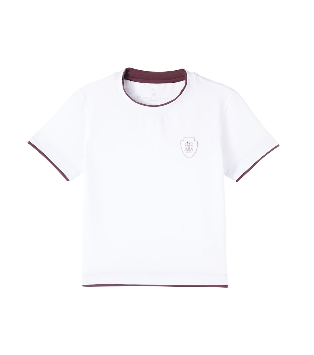 

Футболка с принтом Brunello Cucinelli Kids, белый