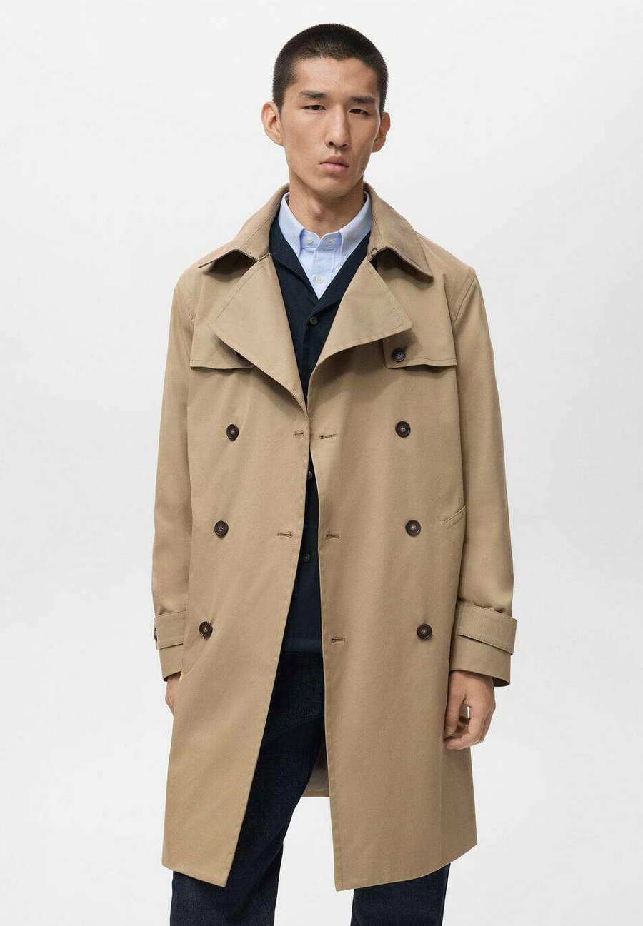 

Пальто Mango Trenchcoat, Beige