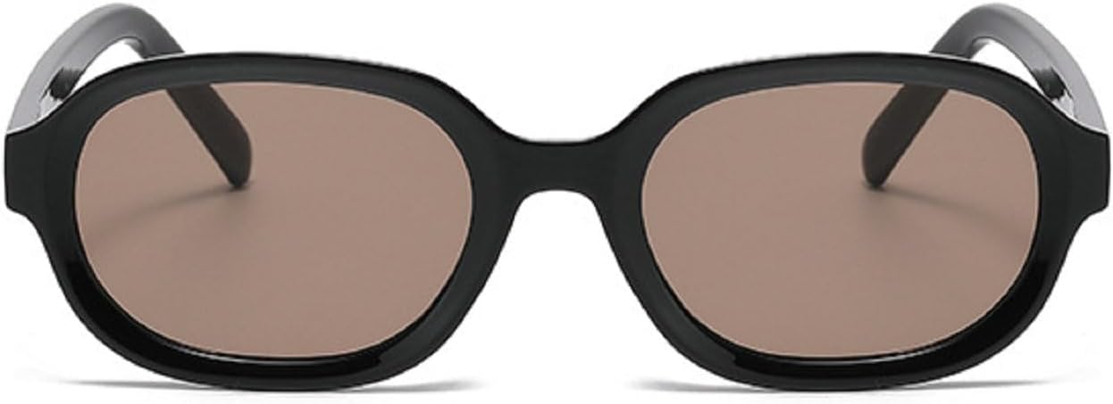 

Ретро круглые солнцезащитные очки для женщин, модные градиентные очки с защитой от УФ-излучения UV400, модные панк-солнцезащитные очки для мужчин 9619 Melrose, Black Tea