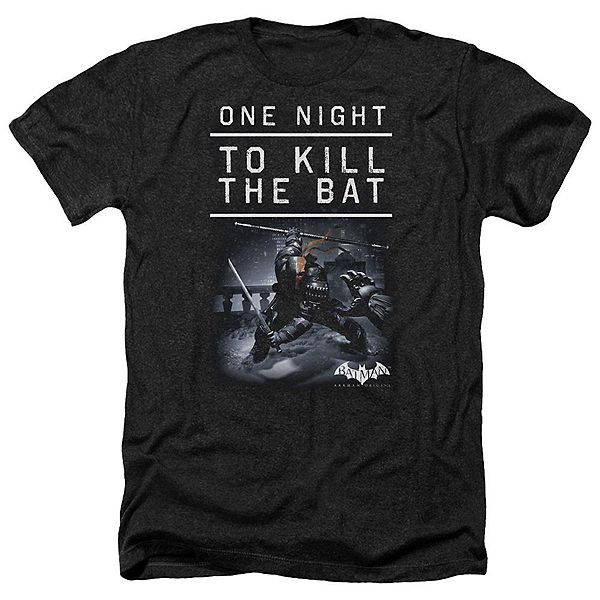 

Футболка Batman Arkham Origins One Night Adult Heather Licensed Character