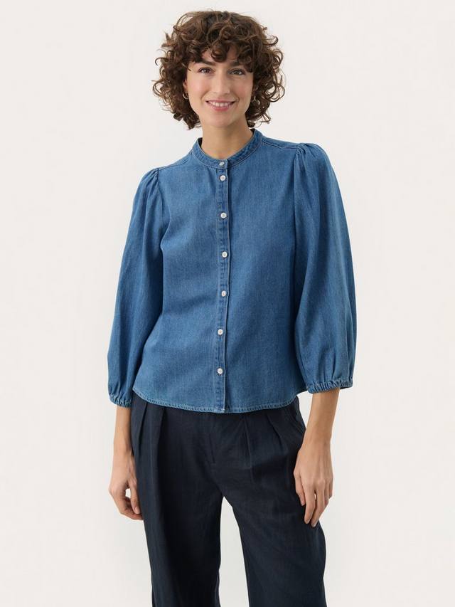 

Джинсовая рубашка nicolie Part Two, цвет Medium Blue