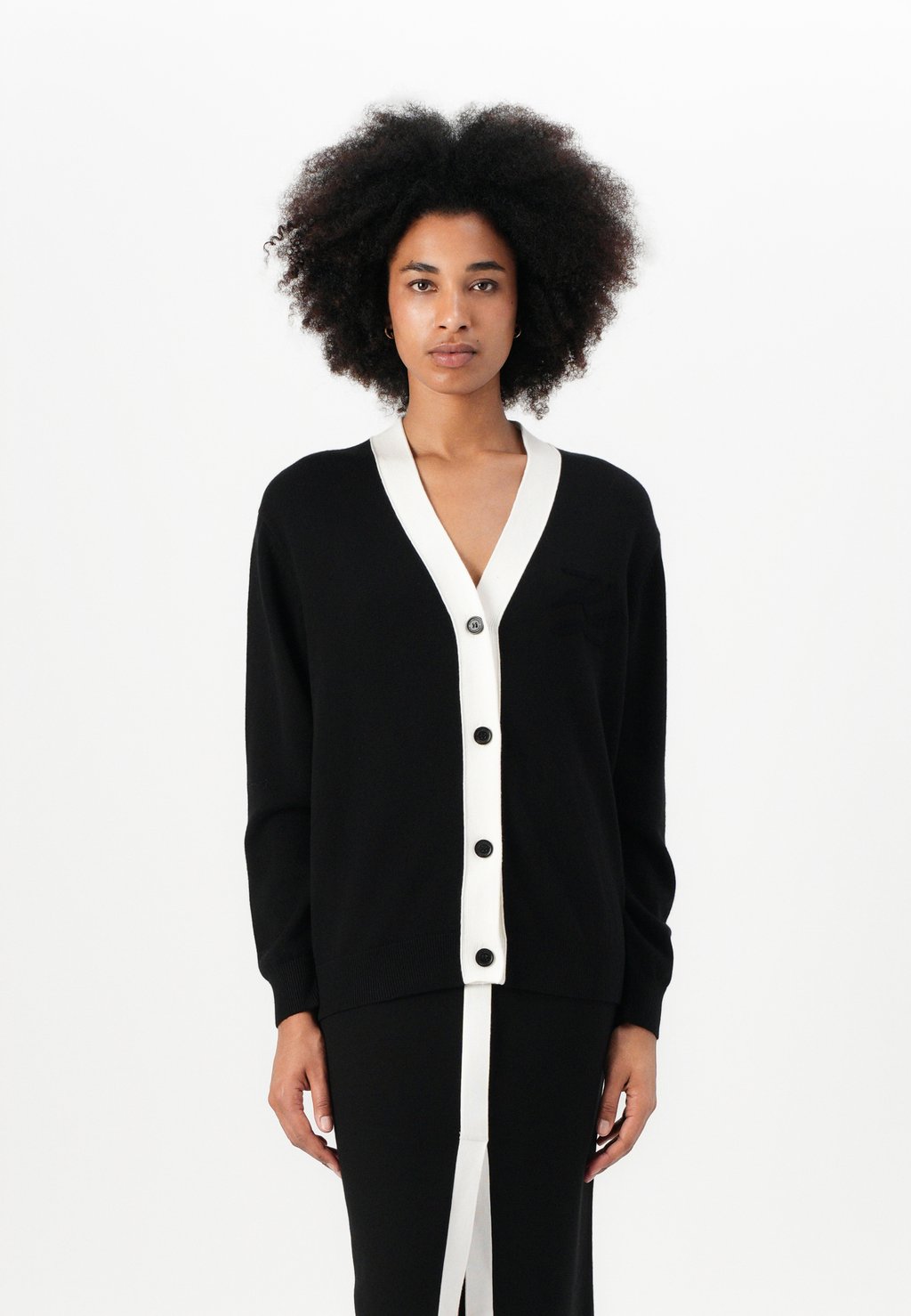 

Кардиган AUTOGRAPH CONTRAST CARDIGAN KARL LAGERFELD, черный