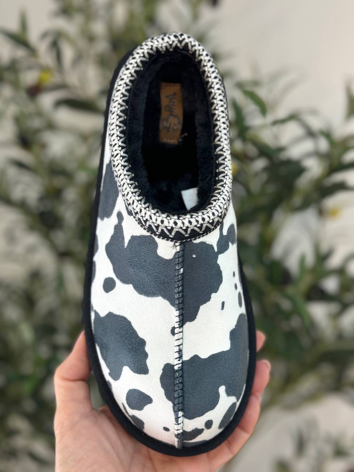 Женские слипоны Sparks с принтом коровы Very G, цвет cow print — фото 3