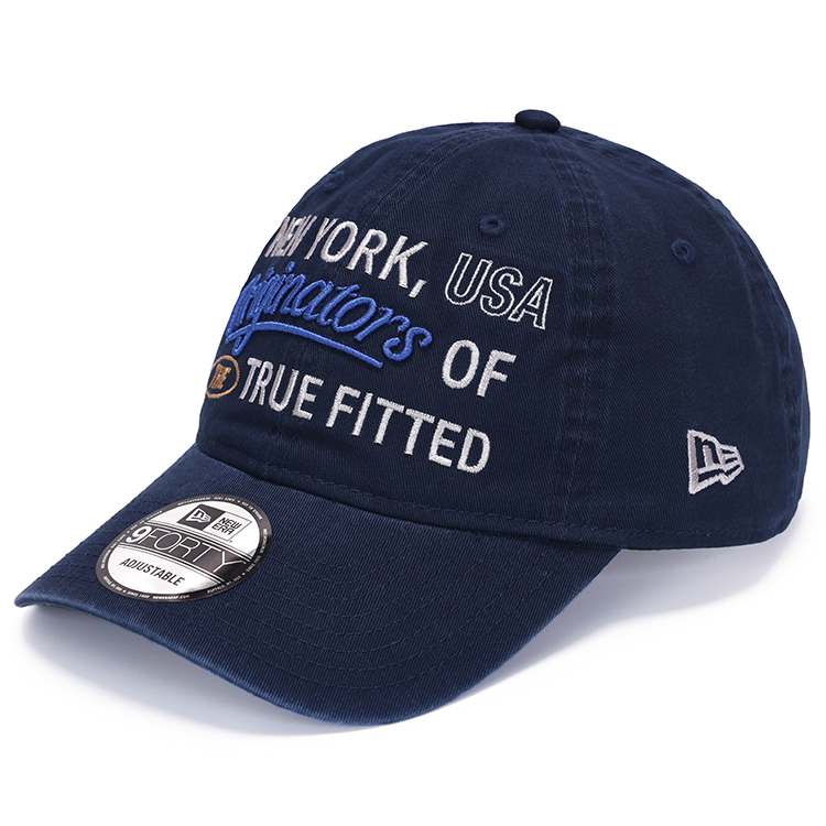 

New Era Хлопковая бейсболка унисекс темно-синяя, Navy Blue