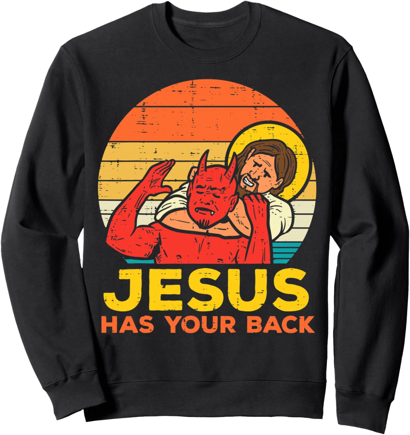

Христианская толстовка в стиле ретро «Иисус тебя поддерживает» для занятий джиу-джитсу, черная Jesus Has Your Back Jiu Jitsu Retro Christian, Черный, Христианская толстовка в стиле ретро «Иисус тебя поддерживает» для занятий джиу-джитсу, черная Jesus Has 
