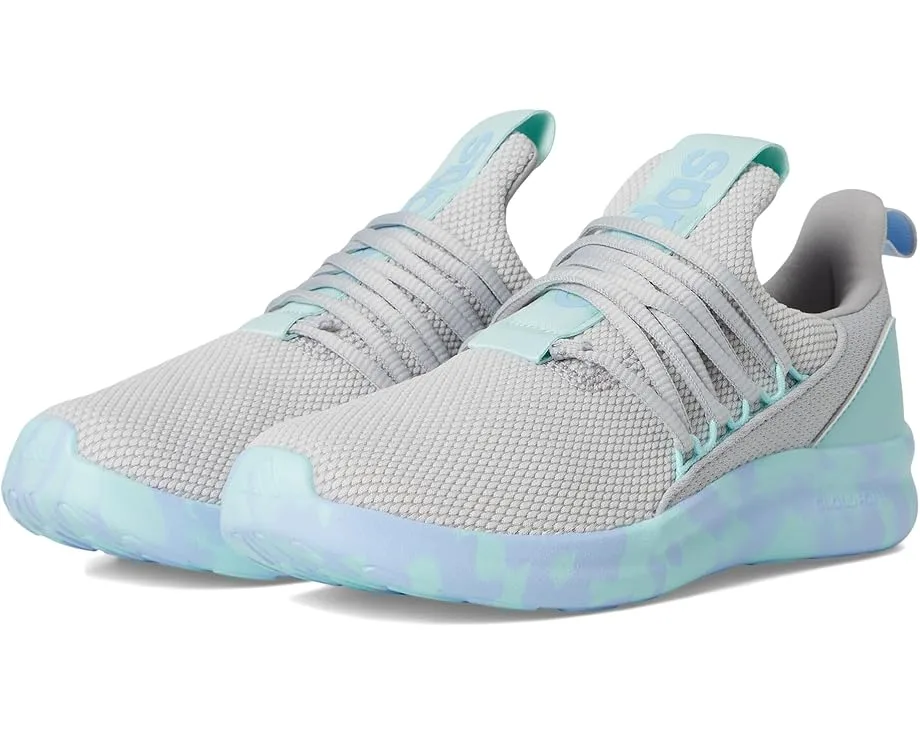 Кроссовки Adidas Kids Lite Racer Adapt 7.0 Lifestyle Shoes (Little Kid/Big Kid), Blue/Grey/Semi Flash Aqua