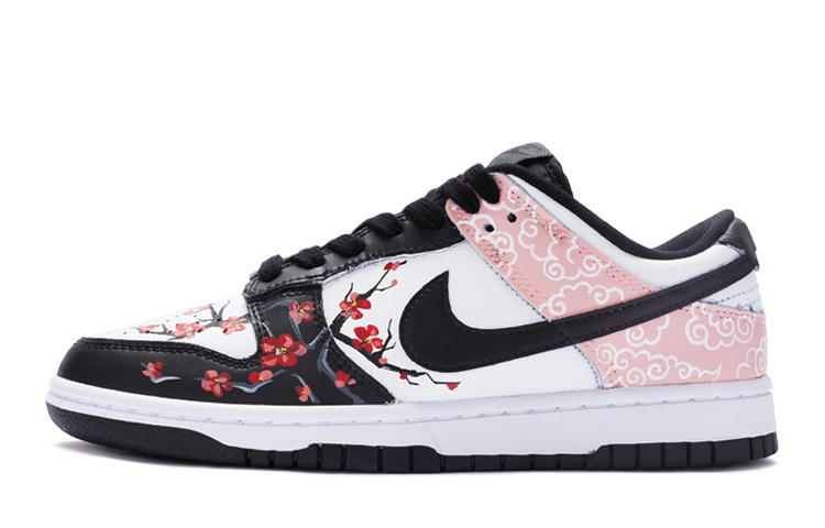 

Кроссовки Nike Dunk Skateboard Shoes Women's Low-Top Pink/Cyan