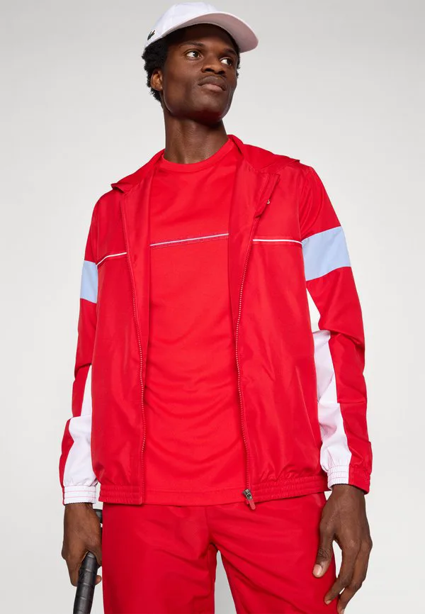 Тренировочная куртка Lacoste Sport Tennis, водоотталкивающая, красный — фото 4