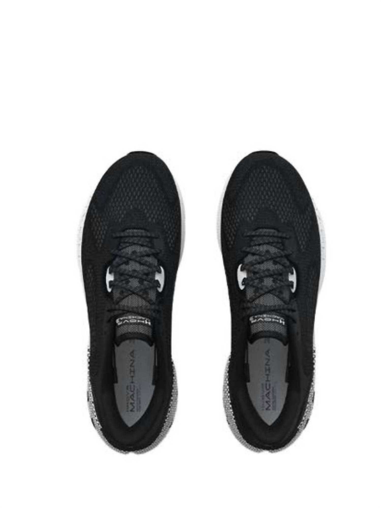 Женские кроссовки Hovr Machina 3 Cn - Средняя ширина, черный, белый Under Armour — фото 3