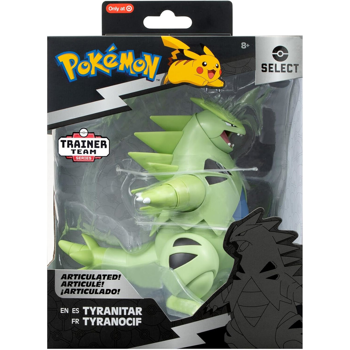

Оригинальная подвижная фигурка Pokemon Select Jazwares Deluxe Tyranitar 15 см