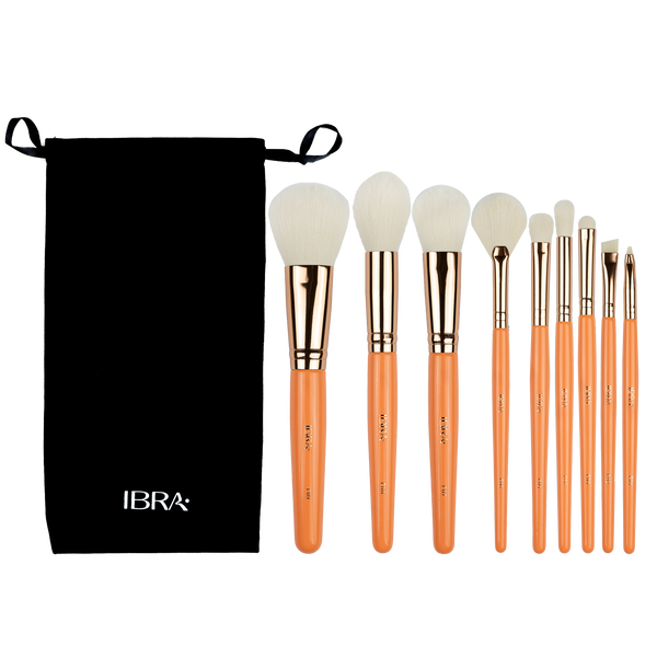

Набор кистей для макияжа, 9 шт./1 упаковка. Ibra Makeup Fresh