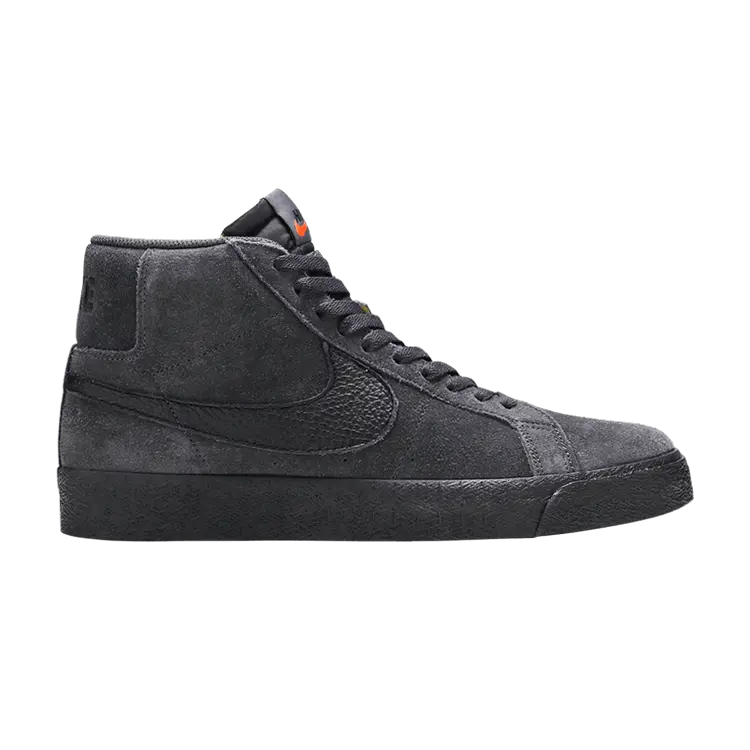 

Кроссовки Nike Zoom Blazer Mid ISO SB 'Orange Label - Dark Smoke Grey', серый