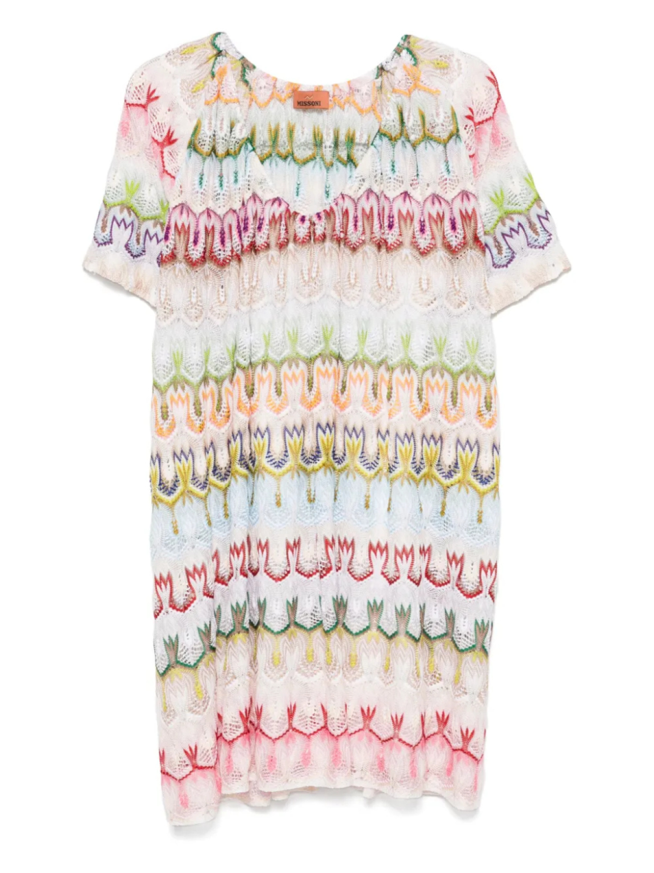 

Мини-платье крючком Missoni, белый
