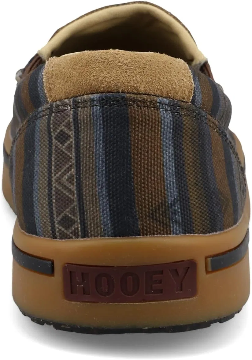Мужские парусиновые кроссовки Twisted X Hooey Lopers, Brown And Grey Serape — фото 3