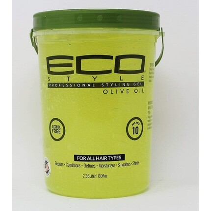 

Гель для укладки с оливковым маслом, 80 унций, 2,36 л, Eco Styler