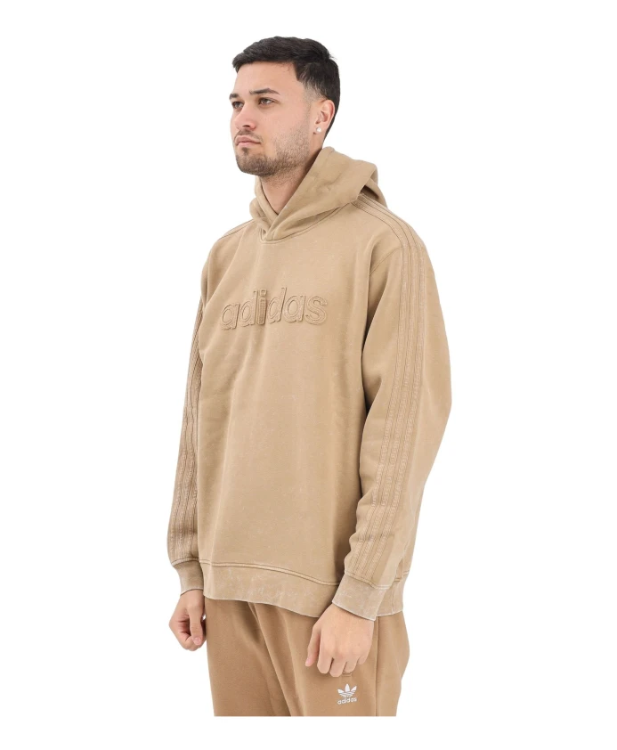 

Выстиранная толстовка Adidas Originals, бежевый