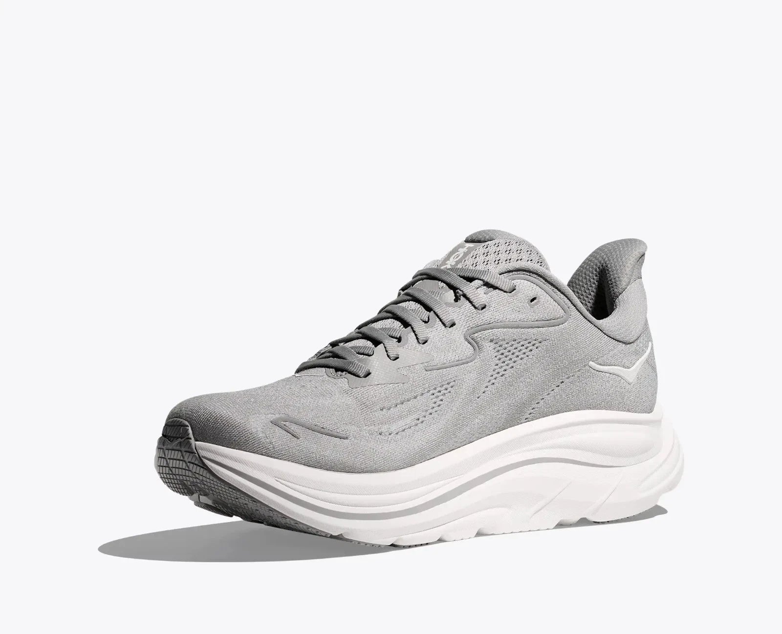 Кроссовки Hoka One One Rincon 4 1155130-BBLC, мужские, черные, со шнуровкой, для бега по шоссе Hoka, серый — фото 4