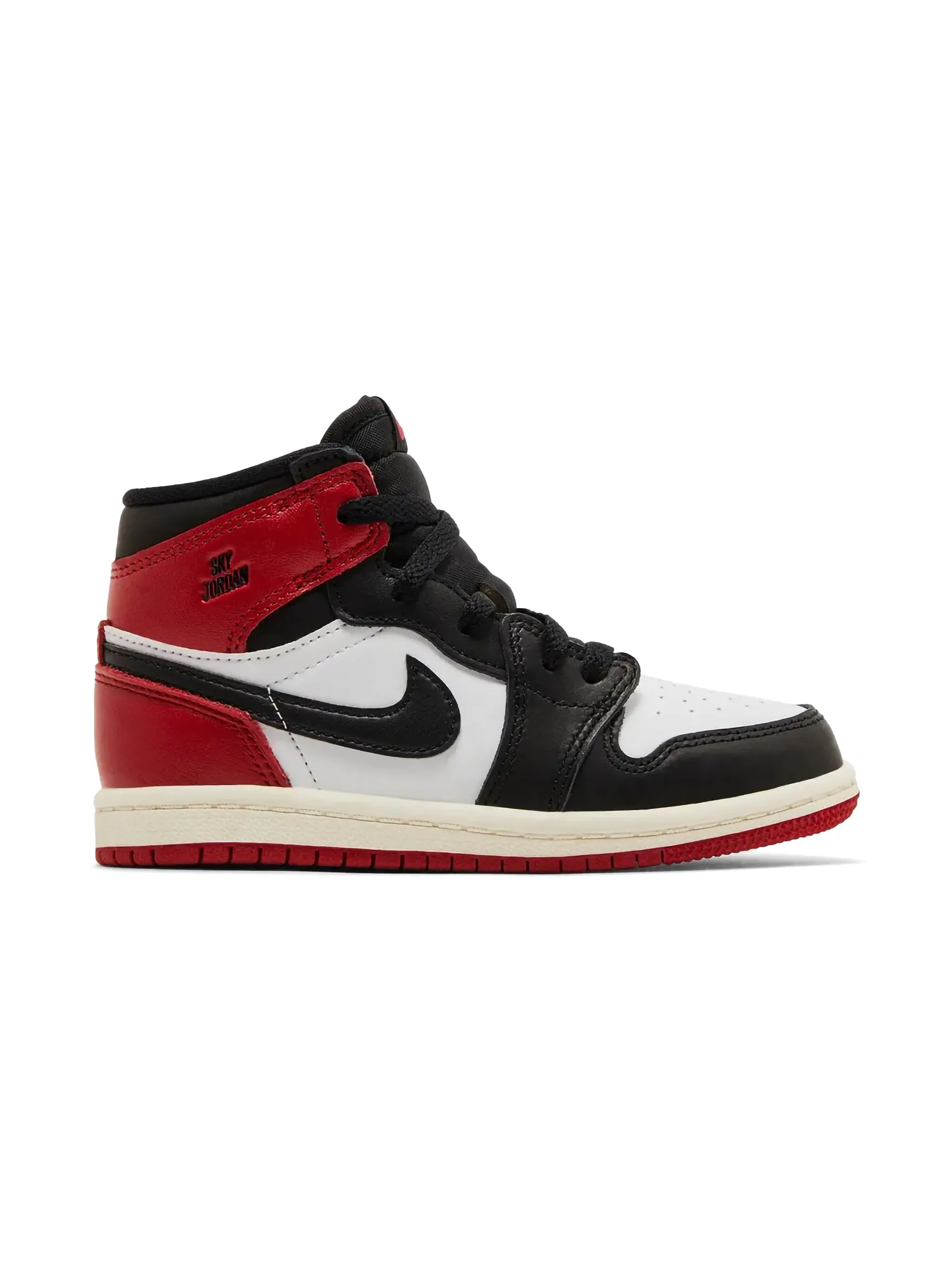 

Кроссовки Jordan 1 Retro OG Black/Varsity Red/White Jordan Kids, черный