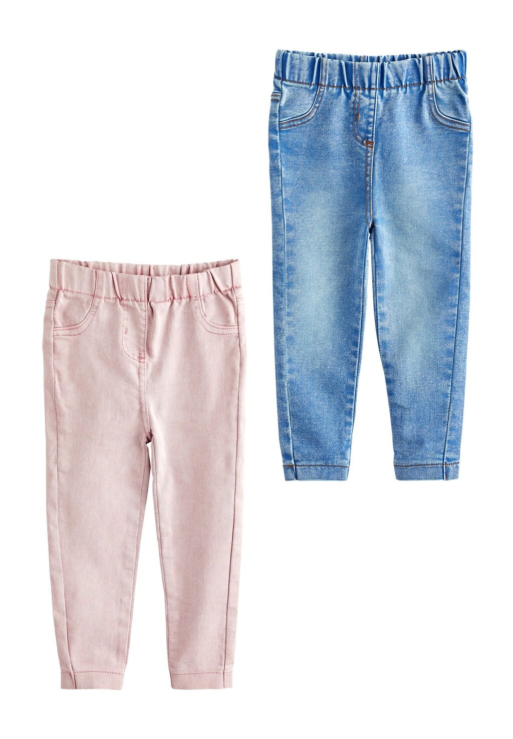 

Джинсы приталенного кроя 1-PACK JEGGINGS (3MTHS-7YRS) Next, цвет pink blue