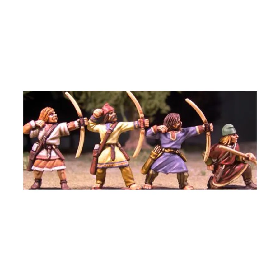 

Застрельщики с луками, Gripping Beast Miniatures - Age of Arthur (28mm)
