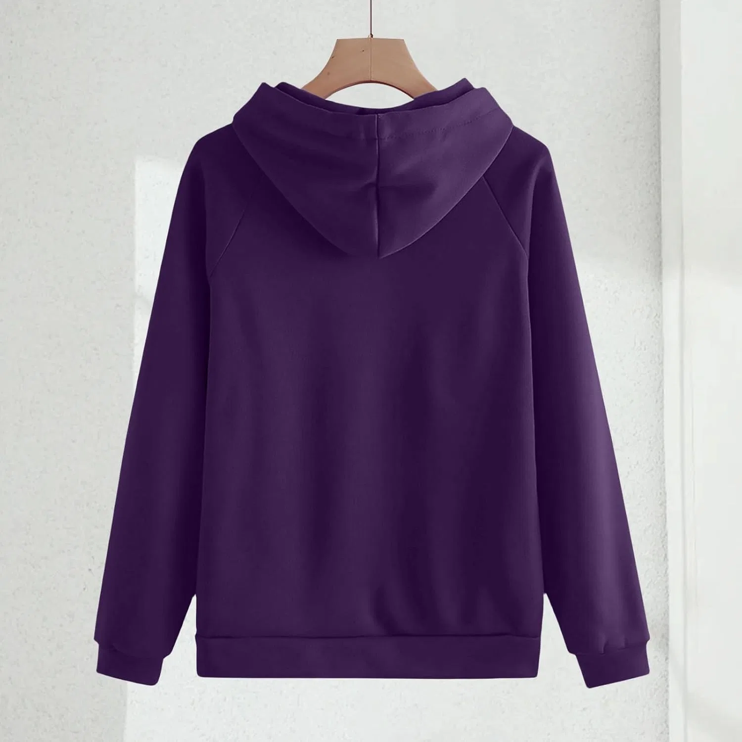 Спортивный костюм оверсайз из флиса, Women’S Oversized Hoodie Lounge Set, фиолетовый — фото 4
