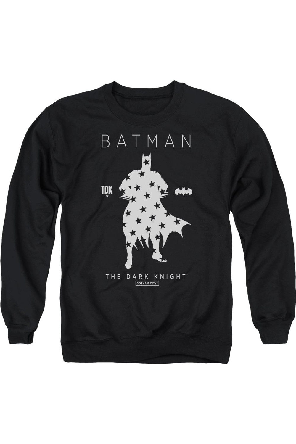

Толстовка Batman Star Silhouette для взрослых с круглым вырезом Gildan, черный