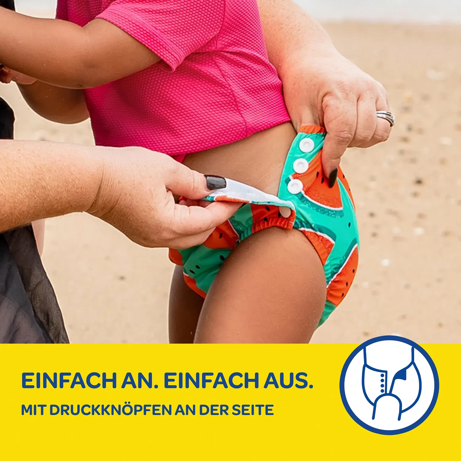 Многоразовые подгузники для плавания, Tropical, Huggies Little Swimmers — фото 3