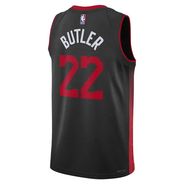 Майка Nike Dri-FIT NBA Swingman Jersey 2023/24 City Edition 'Miami Heat Jimmy Butler', черный — фото 2