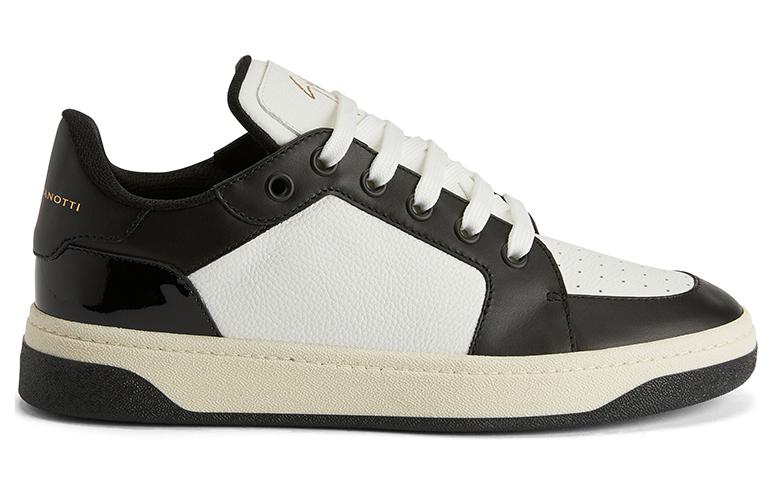 Gz94 Кроссовки низкие кожаные Giuseppe Zanotti, черные — фото 3