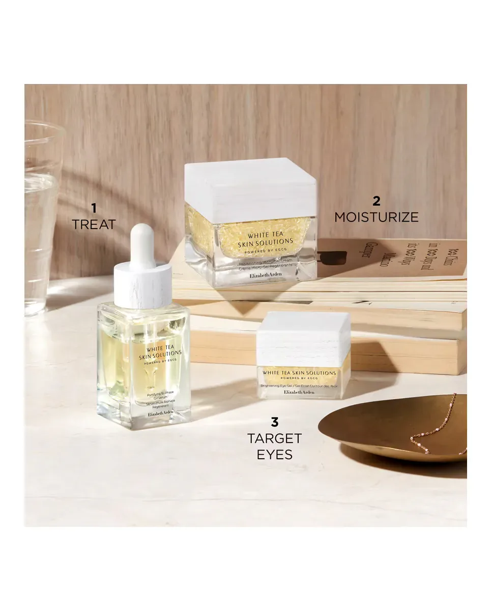 Сыворотка Elizabeth Arden — Двухфазная Первые признаки старения White Tea Skin Solutions Укрепляющая двухфазная, 30 мл — фото 4