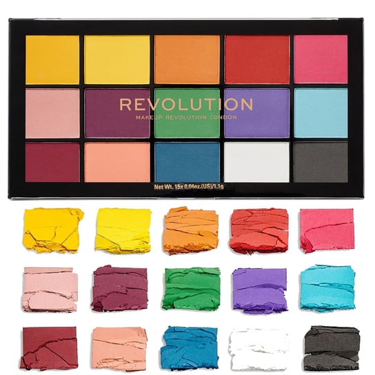 

Палетка теней для век Makeup Revolution Marvelous Mattes , разноцветный