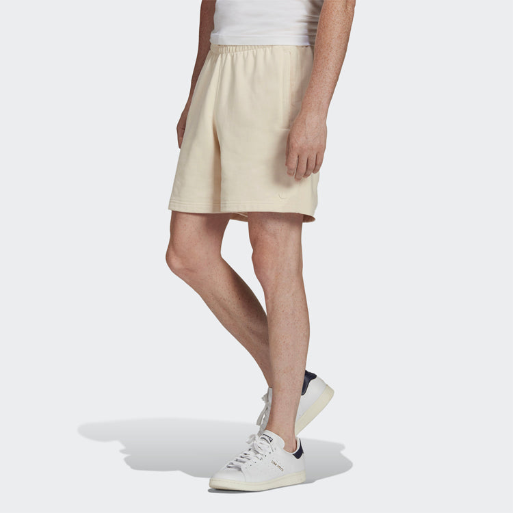 Шорты adidas originals C Short Ft Solid Color Small Label Sports Lacing Shorts Yellow HG4865 — фото 2
