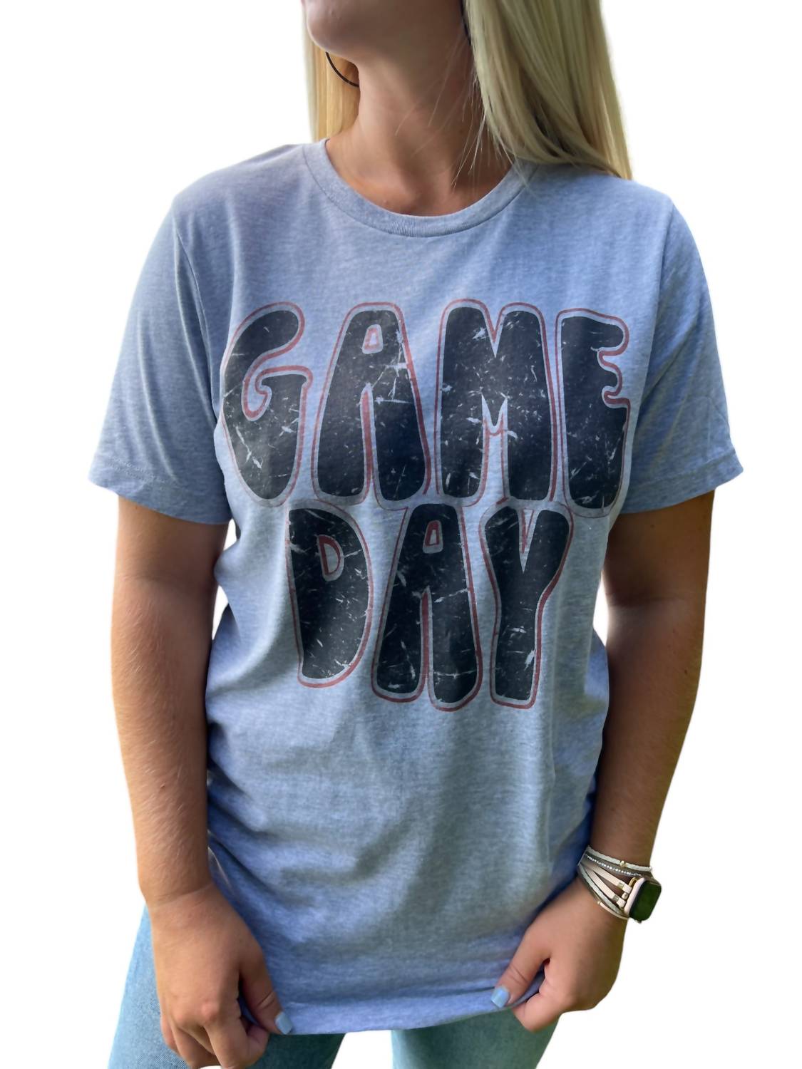 

Футболка Game Day Graphic Tee цвета Heather Grey a.blush