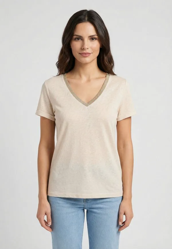 

Базовая футболка vasco Grace & Mila, Blanc, Белый, Базовая футболка vasco Grace & Mila, Blanc