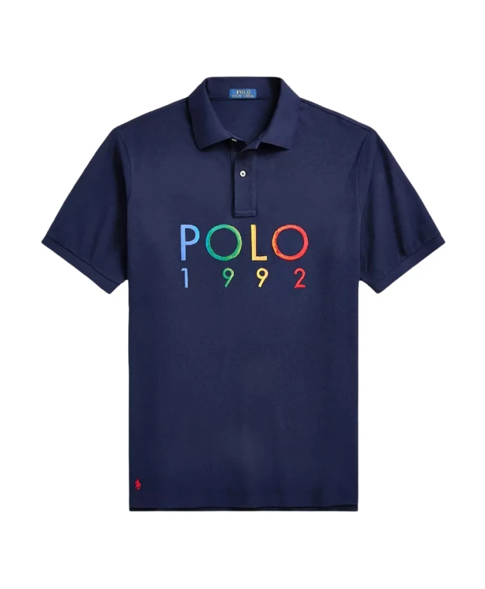 

Рубашка-Поло Marine с логотипом стандартного кроя Ralph Lauren, синий