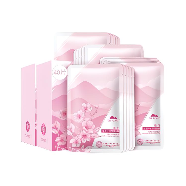 

Dr．Plant Увлажняющая маска для лица Peach Blossom Radiance с эффектом сияния, восстановление и увлажнение, 26 мл