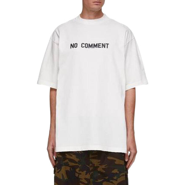Футболка no comment cotton t-shirt 'white' Balenciaga, белый — фото 2