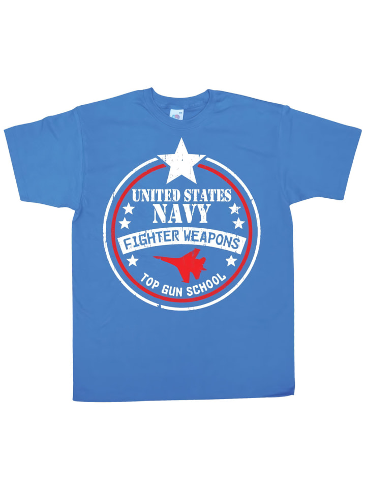 

Футболка School Vintage T-Shirt TOP GUN, синий