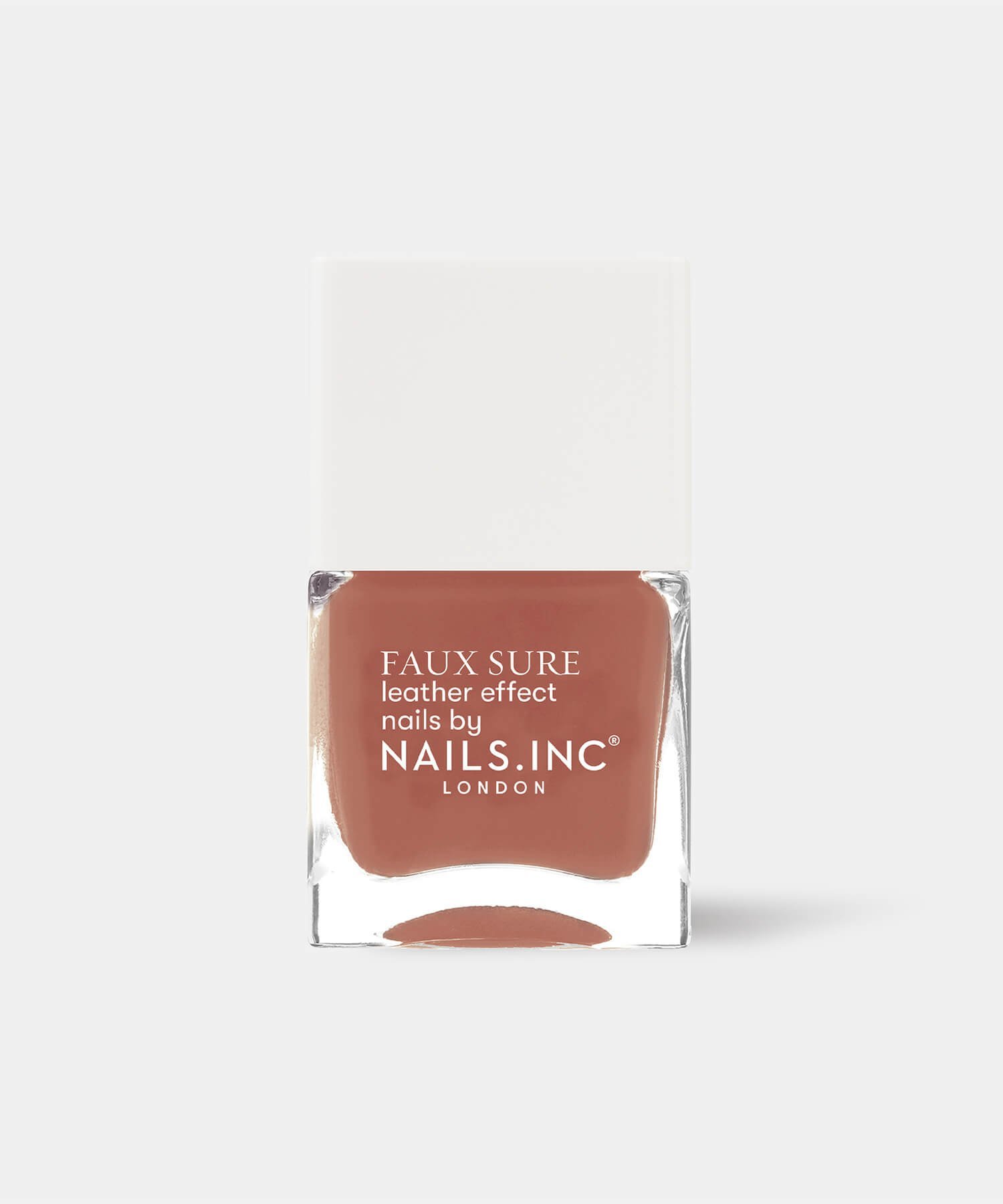 Лак для ногтей Кожаный эффект Fauxsure Need A Tan Nails Inc, Light brown