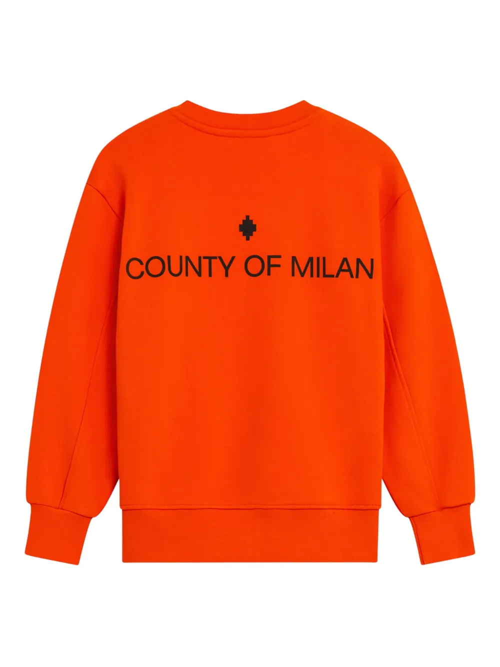 Свитшот с аппликацией County Of Milan Kids, оранжевый — фото 2