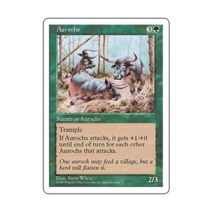 

CCG Зубры (С), MTG - 5th Edition