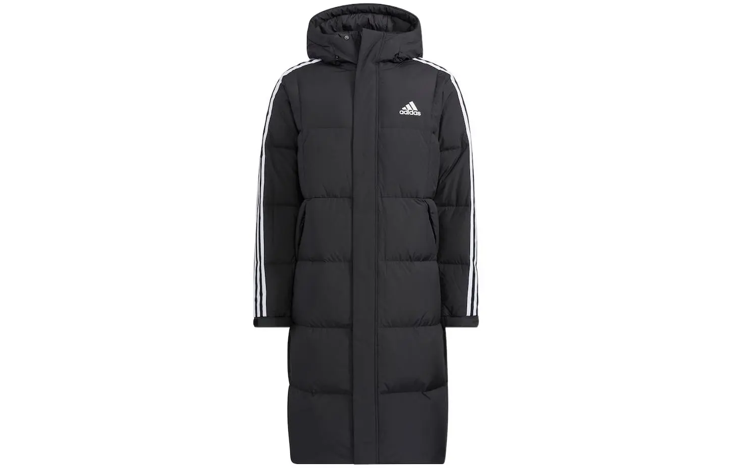 Adidas Зимняя пуховая куртка унисекс черная, Black — фото 3