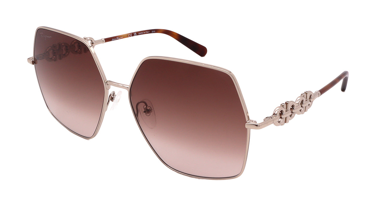 

Женские солнцезащитные очки Salvatore Ferragamo, золотой
