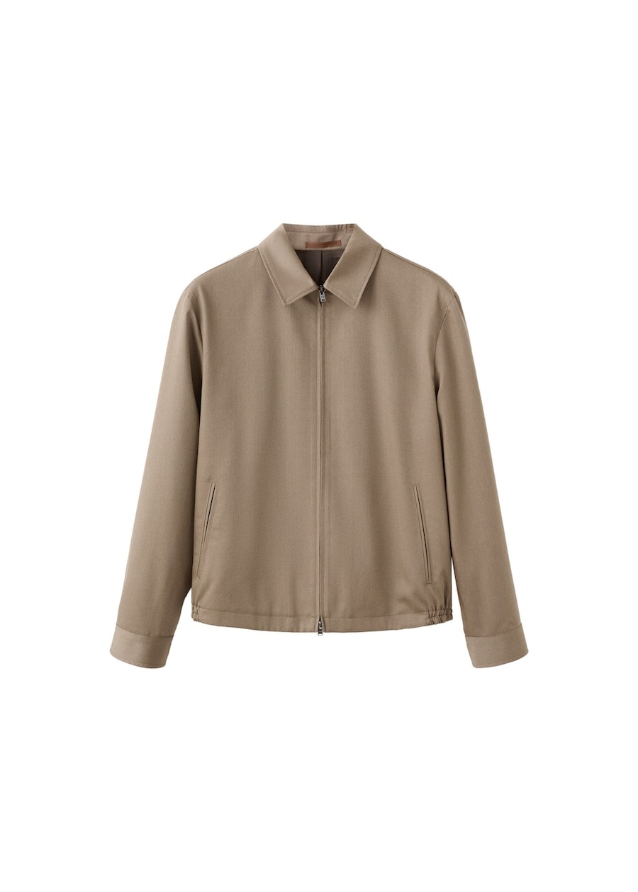 

Куртка межсезонная MANGO MAN Ferrara, светло-коричневый