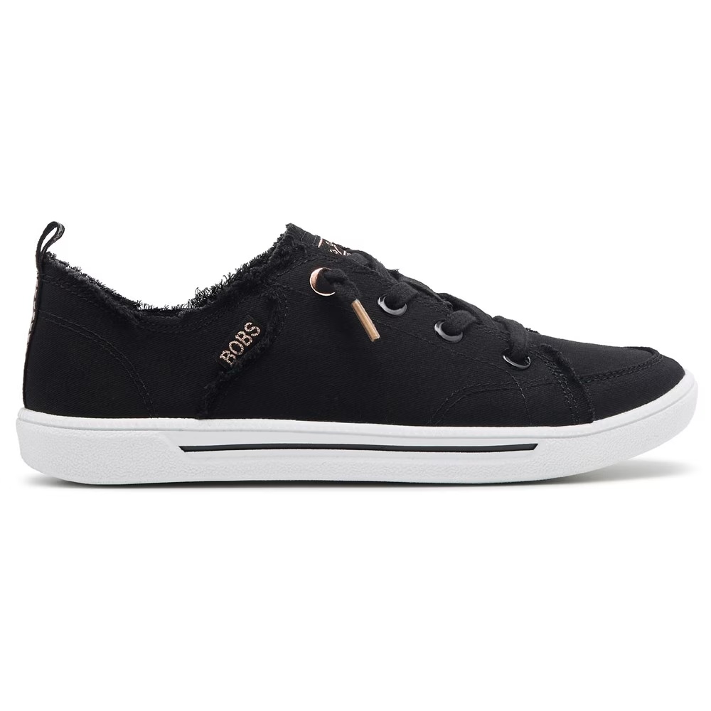 Кеды на платформе Bobs b cute 2.0 slip on canvas sneaker Skechers, black canvas — фото 2