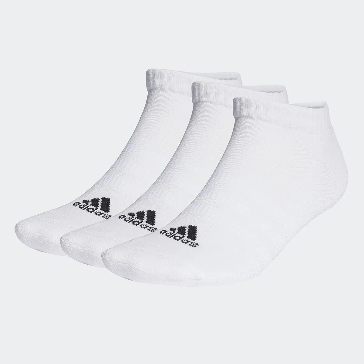 

Упаковка из 3 пар мягких носков Adidas до щиколотки, черный/белый