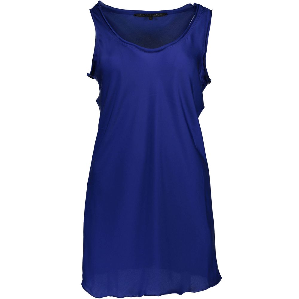 

Синяя женская майка из полиэстера Silvian Heach, Blue